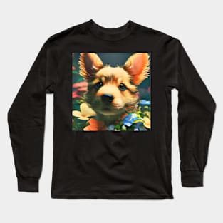 happy dog Long Sleeve T-Shirt